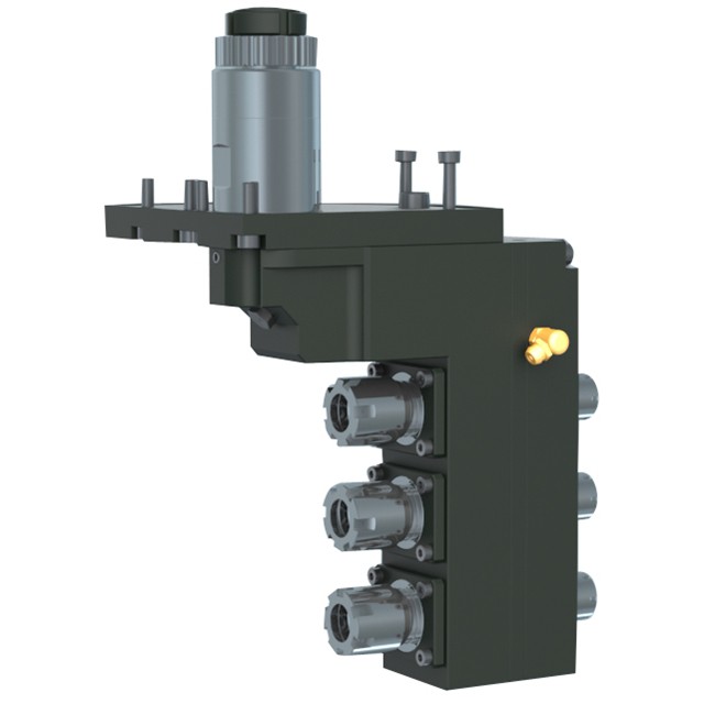 Can be use on CNC Lathe Driven Tool Holder適用CNC車床刀座Star角度調整三軸雙頭正面偏心座