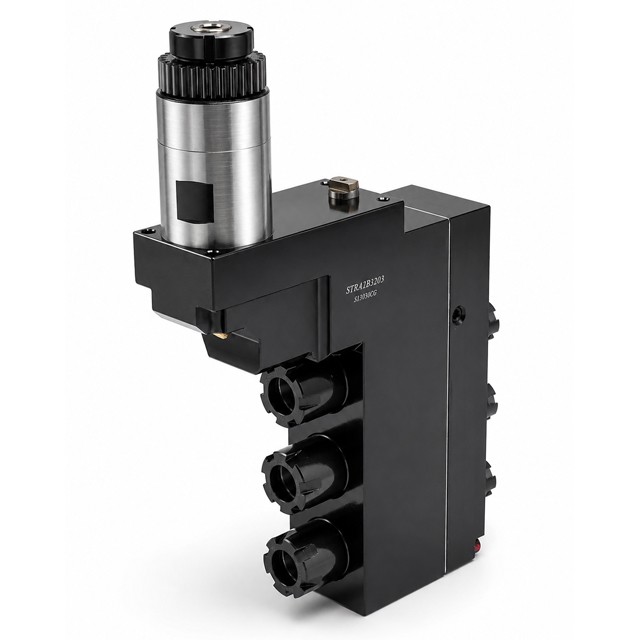 STAR動力刀座Lathe Tool Holder可做車削、鑽孔、攻牙、側面銑削、側面切槽、曲線銑削、角度鑽孔、端面切槽