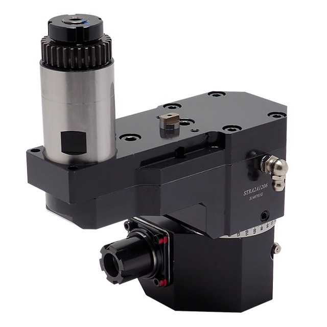 Star 角度調整正面偏心座drilling/milling unit, Angle adj. 0~90°