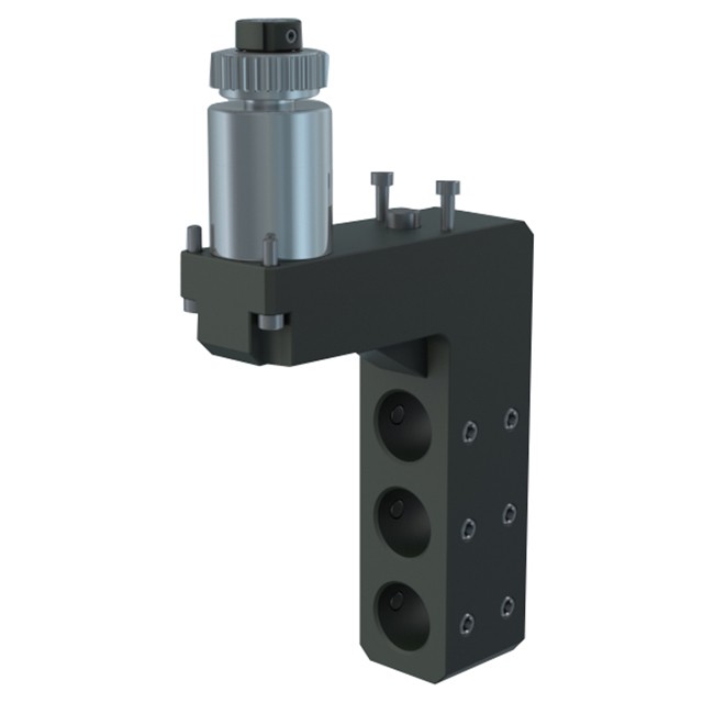 STAR三孔鑽孔座動力刀座Lathe Tool Holder可做車削、鑽孔、攻牙、側面銑削、側面切槽、曲線銑削、角度鑽孔、端面切槽