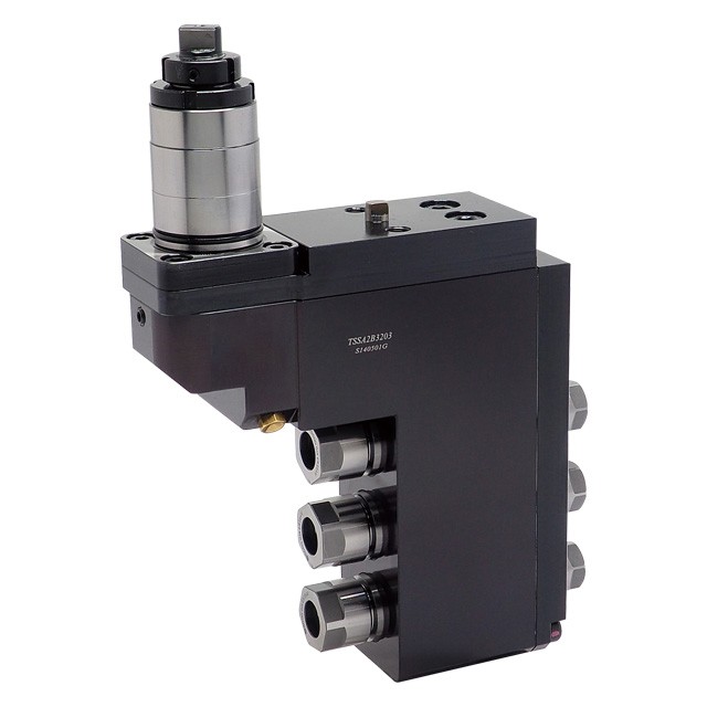 3-spindle double drilling/milling unit