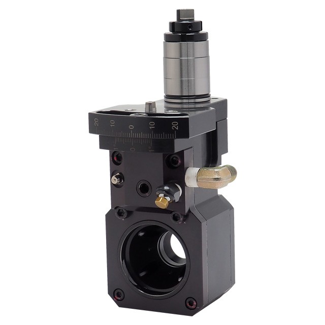 銑牙座使用裝在高速旋轉刀盤上的硬質合金成型刀，透過高速銑削工件來形成螺紋。