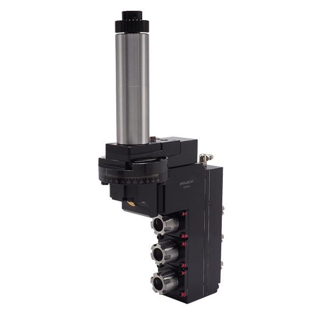 HANWHA角度調整正面偏心座drilling/milling unit, Angle adj. 0~90°