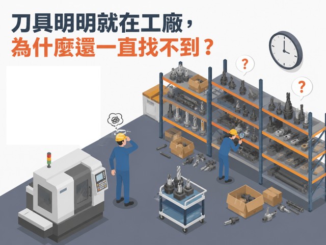 刀具明明就在工廠，為什麼還一直找不到？