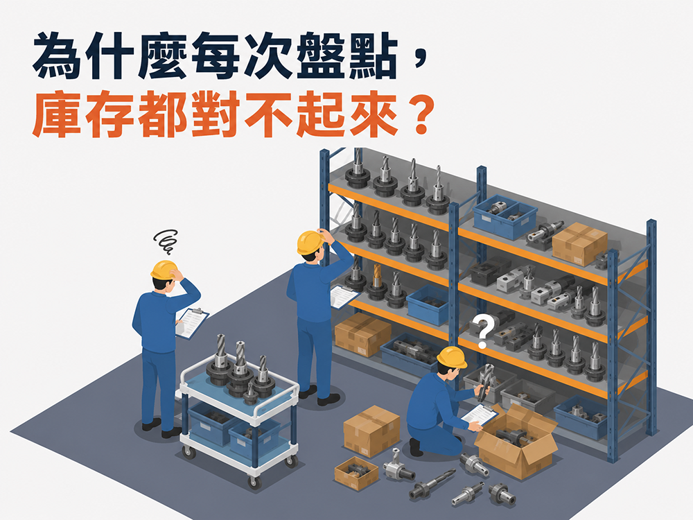 解析刀具盤點不準與庫存管理問題